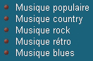 musique populaire, country, rock, r�tro, blues