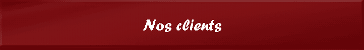 Nos clients