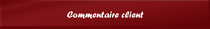 Commentaire client